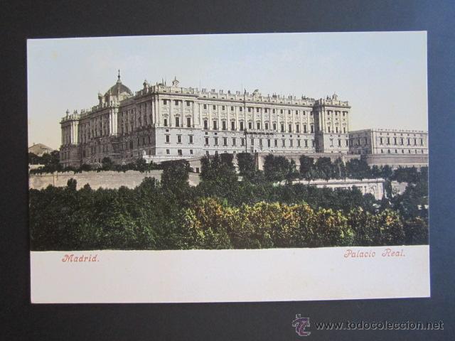 Postales: POSTAL MADRID. PALACIO REAL. PRIMERA EDICI&Oacute;N. - Foto 1