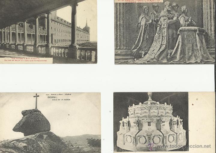 Postkarten: BONITO LOTE DE 12+1 POSTALES ANTIGUAS DE EL ESCORIAL