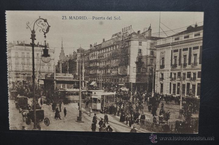 Postales: ANTIGUA POSTAL DE MADRID. PUERTA DEL SOL. SIN CIRCULAR - Foto 1