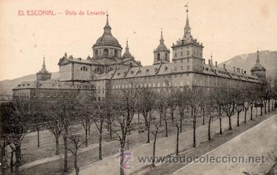 Postkarten: ANTIGUA POSTAL - EL ESCORIAL MONASTERIO - VISTA LEVANTE - ED. NICOLAS SERRANO  - NUEVA
