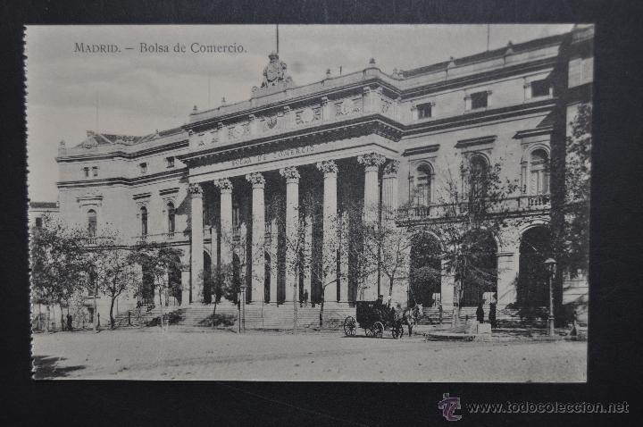 Postales: ANTIGUA POSTAL DE MADRID. BOLSA DE COMERCIO. SIN CIRCULAR - Foto 1
