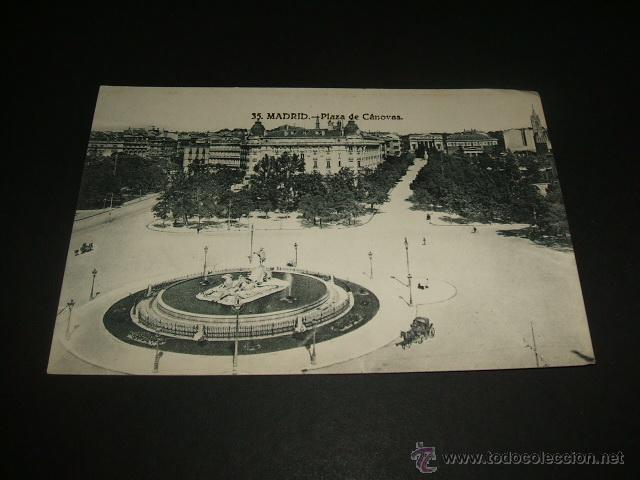 Postales: MADRID PLAZA DE CANOVAS - Foto 1