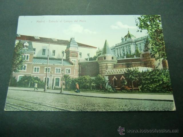 Postales: MADRID ENTRADA AL CAMPO DEL MORO - Foto 1