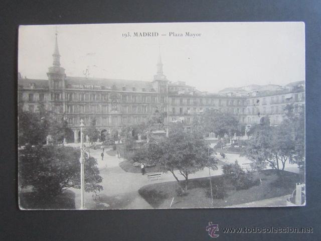 Postales: POSTAL MADRID. PLAZA MAYOR. CIRCULADA. - Foto 1