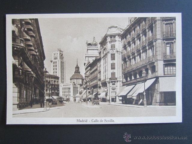 Postales: POSTAL MADRID.CALLE DE SEVILLA. - Foto 1