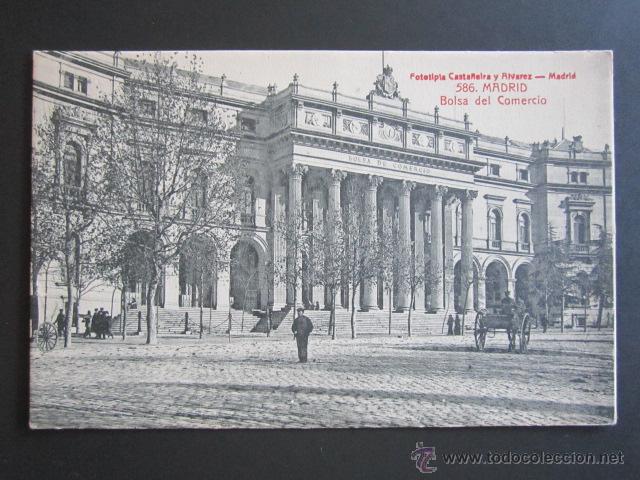 Postales: POSTAL MADRID. BOLSA DEL COMERCIO. - Foto 1
