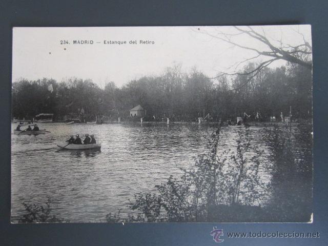 Postales: POSTAL MADRID. ESTANQUE DEL RETIRO. - Foto 1