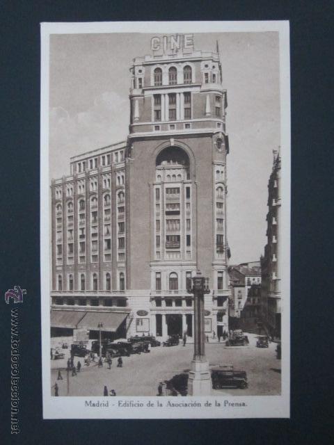 Postales: POSTAL MADRID. EDIFICIO DE LA ASOCIACION DE LA PRENSA. - Foto 1