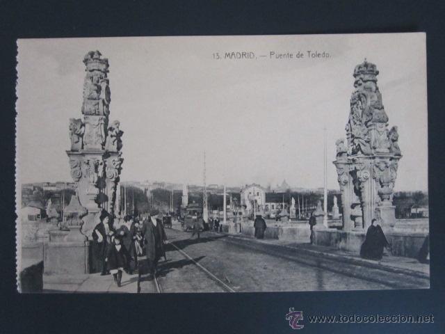 Postales: POSTAL MADRID. PUENTE DE TOLEDO. - Foto 1