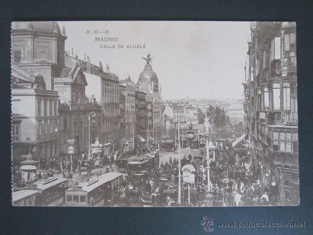 Postales: POSTAL MADRID. CALLE DE ALCALA. - Foto 1