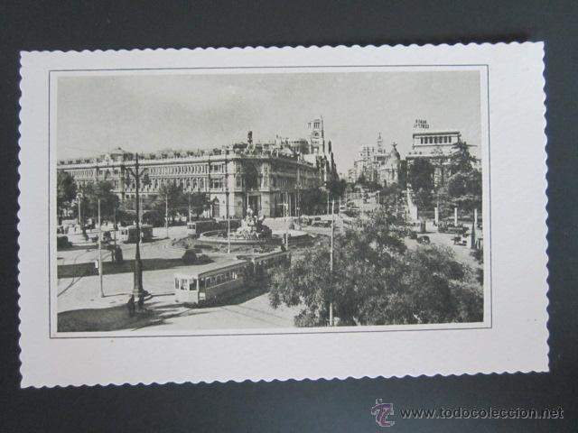 Postales: POSTAL MADRID. PLAZA DE CIBELES Y EDIFICIO DEL BANCO DE ESPA&Ntilde;A - Foto 1