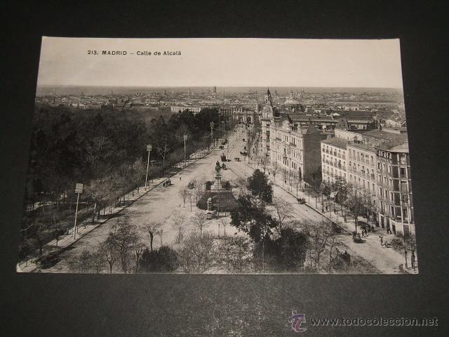 Postales: MADRID CALLE DE ALCALA - Foto 1
