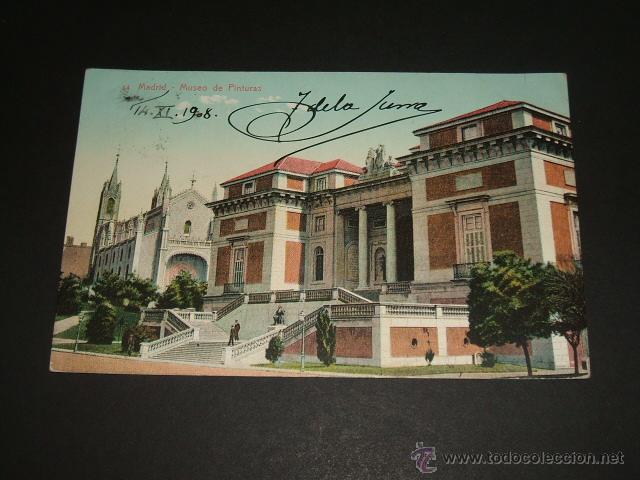 Postales: MADRID MUSEO DE PINTURAS - Foto 1