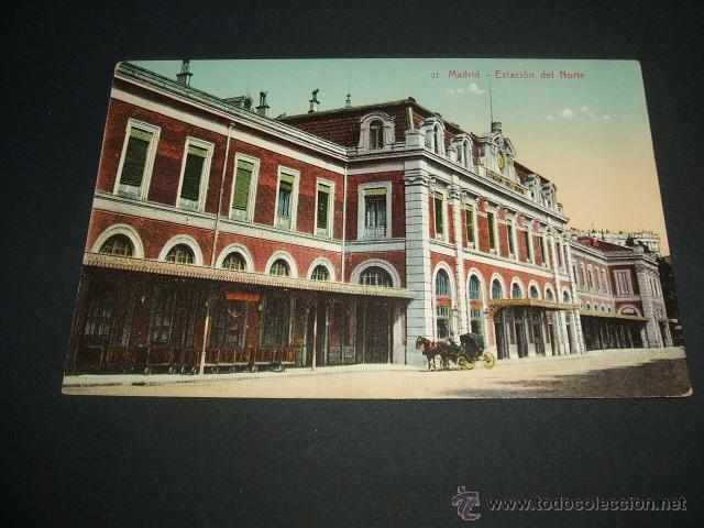 Postales: MADRID ESTACION DEL NORTE - Foto 1
