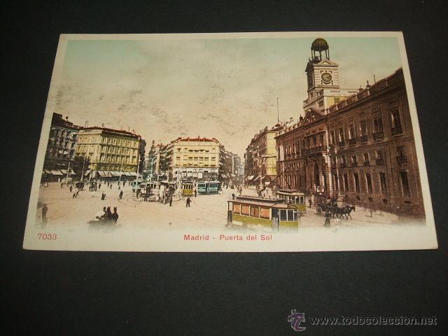 Postales: MADRID PUERTA DEL SOL ED. P Z - Foto 1
