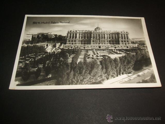Postales: MADRID PALACIO NACIONAL - Foto 1