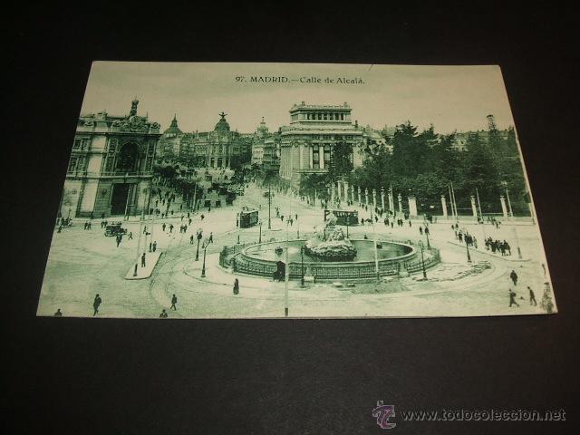 Postales: MADRID CALLE DE ALCALA - Foto 1