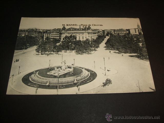 Postales: MADRID PLAZA DE C&Aacute;NOVAS - Foto 1