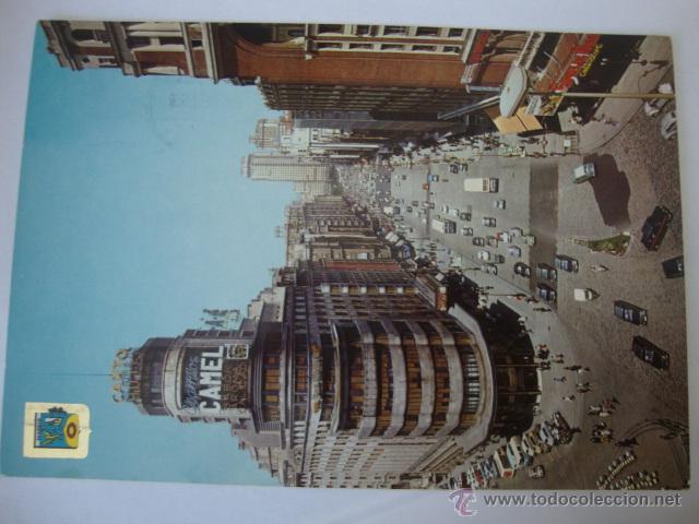 Postales: POSTAL ORIGINAL MADRID CIRCULADA CON SELLO - Foto 1