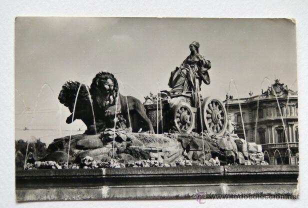 Postales: Postal de la Cibeles escrita 1961 - Foto 1