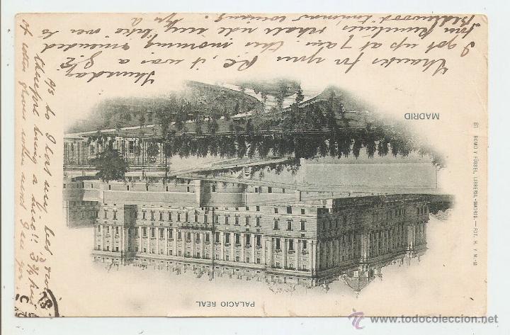 Postales: MADRID. PALACIO REAL 1904 - Foto 1