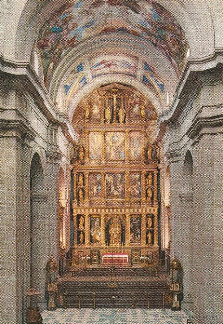 Postkarten: N&ordm; 15915 POSTAL EL ESCORIAL MONASTEIO ALTAR MAYOR