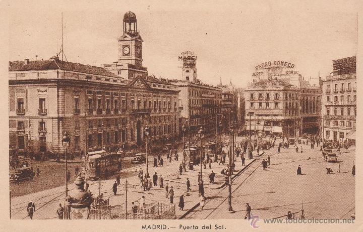Postales: N&ordm; 16792 POSTAL PUERTA DEL SOL MADRID - Foto 1
