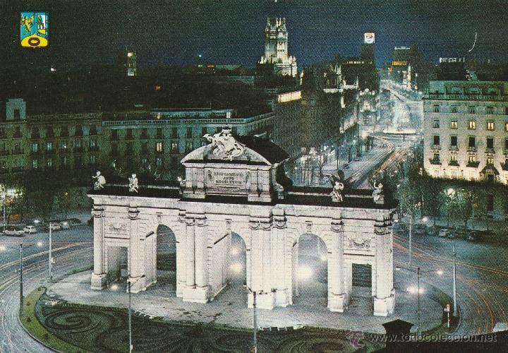 Postcards: N&ordm; 18228 POSTAL PUERTA Y CALLE DE ALCALA