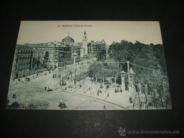Postales: MADRID CALLE DE ALCALA - Foto 1