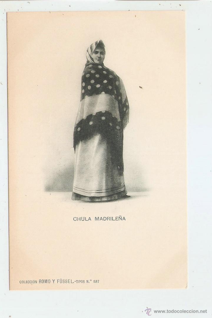 Postales: CHULA MADRILE&Ntilde;A. COLECCI&Oacute;N ROMO Y FUSSEL. TIPOS N&ordm; 537