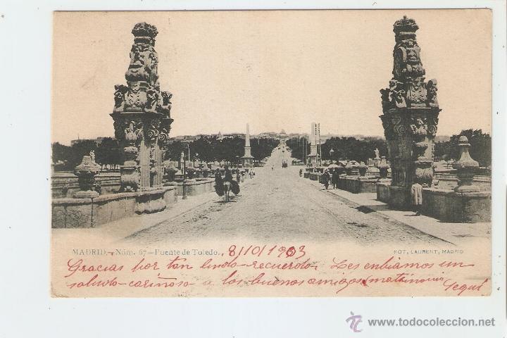 Postais: MADRID. PUENTE DE TOLEDO 1903