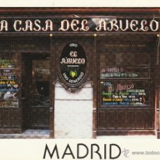 Postales: Nº 18768 POSTAL MADRID LA CASA DEL ABUELO. Lote 46533874