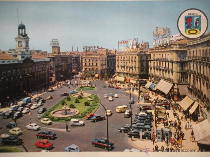 Postales: - MAFNIFICA POSTAL DE - MADRID - PUERTA DEL SOL - SIN CIRCULAR - - Foto 1