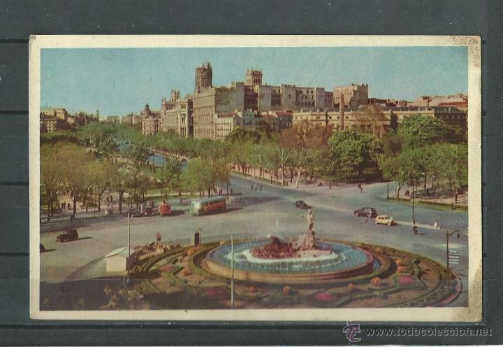Postkarten: LOTE DE 2 FOTOS POSTALES ANTIGUAS DE MADRID- NEPTUNO  2 FOTOS- CIRCULADAS A&Ntilde;OS 50-60