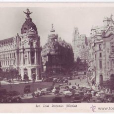 Postales: MADRID: AVENIDA JOSÉ ANTONIO (ALCALÁ). SOBERANAS. NO CIRCULADA (AÑOS 50). Lote 47034698