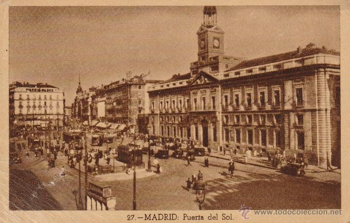 Postales: N&ordm; 20673 POSTAL MADRID PUERTA DEL SOL - Foto 1