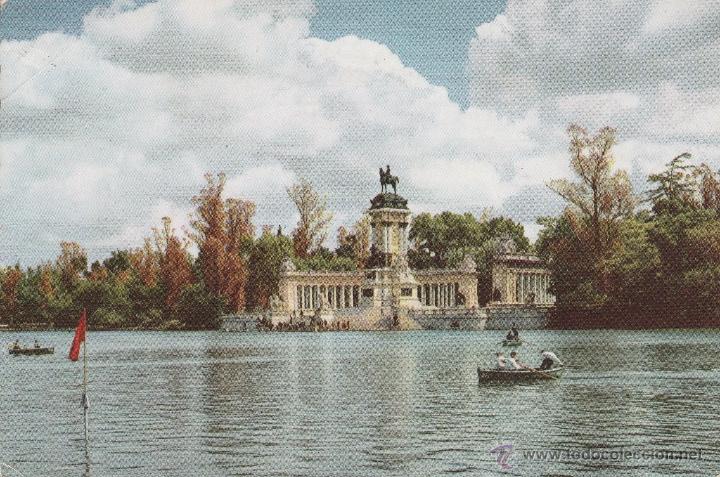 Postales: N&ordm; 20672 POSTAL MADRID PARQUE DEL RETIRO - Foto 1