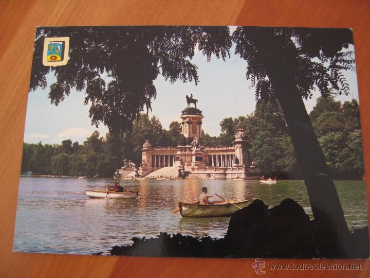 Postales: Postal Madrid Parque del Retiro - Foto 1