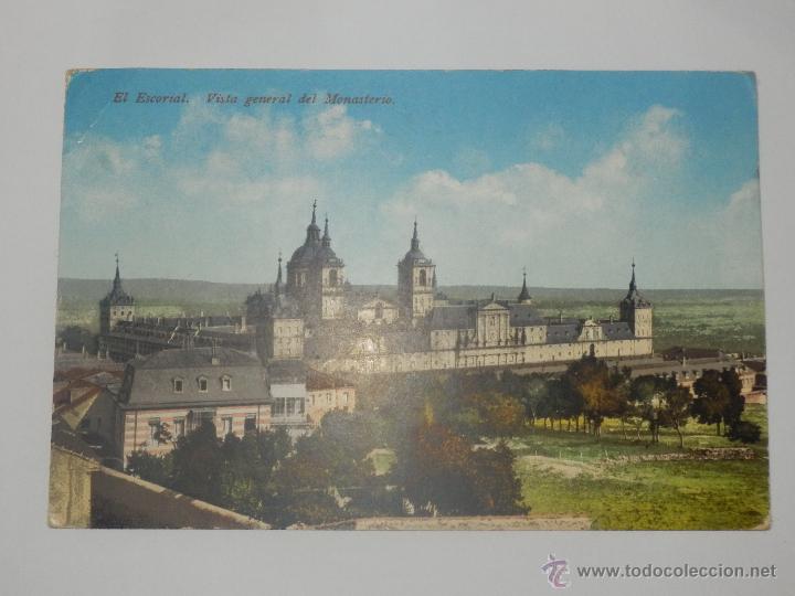 Postales: postal monasterio el escorial circulada madrid - Foto 1