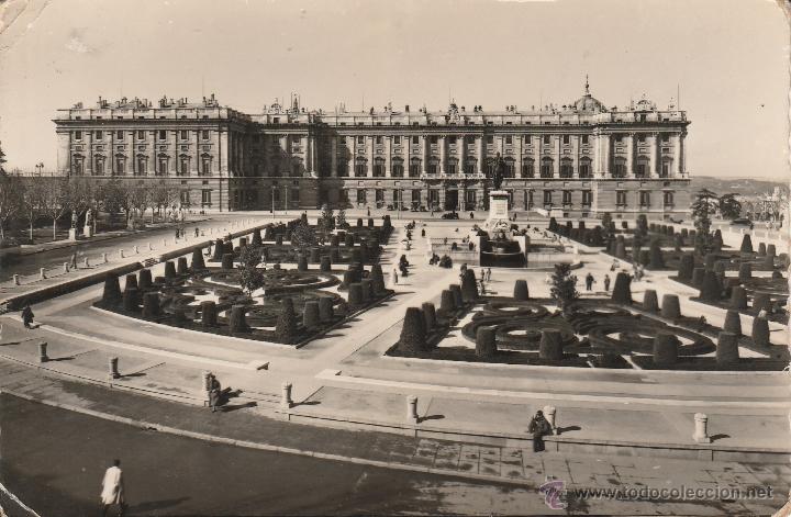 Postkarten: N&ordm; 21681 POSTAL PLAZA DE ORIENTE PALACIO NACIONAL