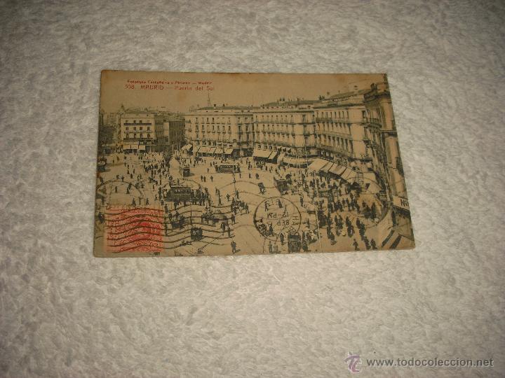 Postales: MADRID 598 . PUERTA DEL SOL . CIRCULADA - Foto 1