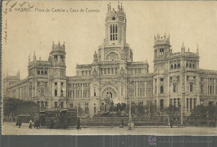 Postales: MADRID CASA DE CORREOS ESCRITA - Foto 1