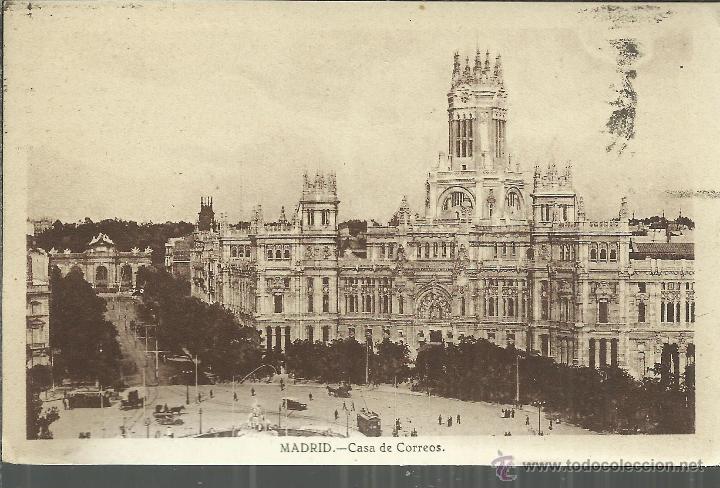 Postales: MADRID CASA DE CORREOS ESCRITA - Foto 1