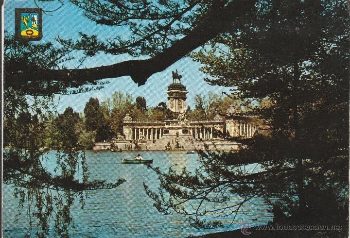 Postales: N&ordm; 22736 POSTAL MADRID ESTANQUE DEL RETIRO - Foto 1