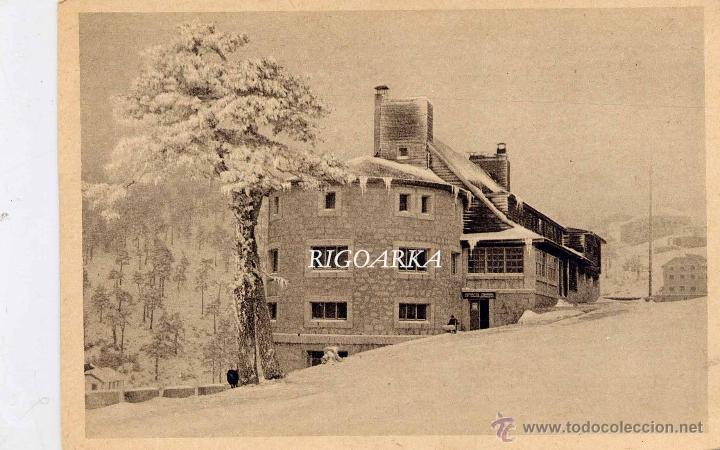 Postais: PUERTO DE NAVACERRADA (MADRID).- CHALET DEL CLUB ALPINO