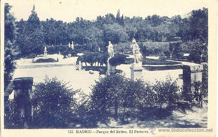 Postales: MADRID - PARQUE DEL RETIRO-EL PARTERRE - Foto 1