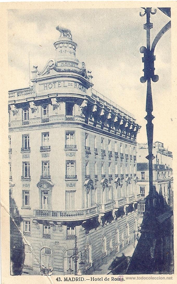 Postales: MADRID - HOTEL DE ROMA - Foto 1