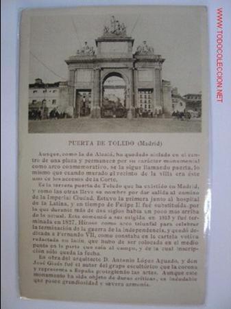 Postales: MADRID Puerta de Toledo - Foto 1