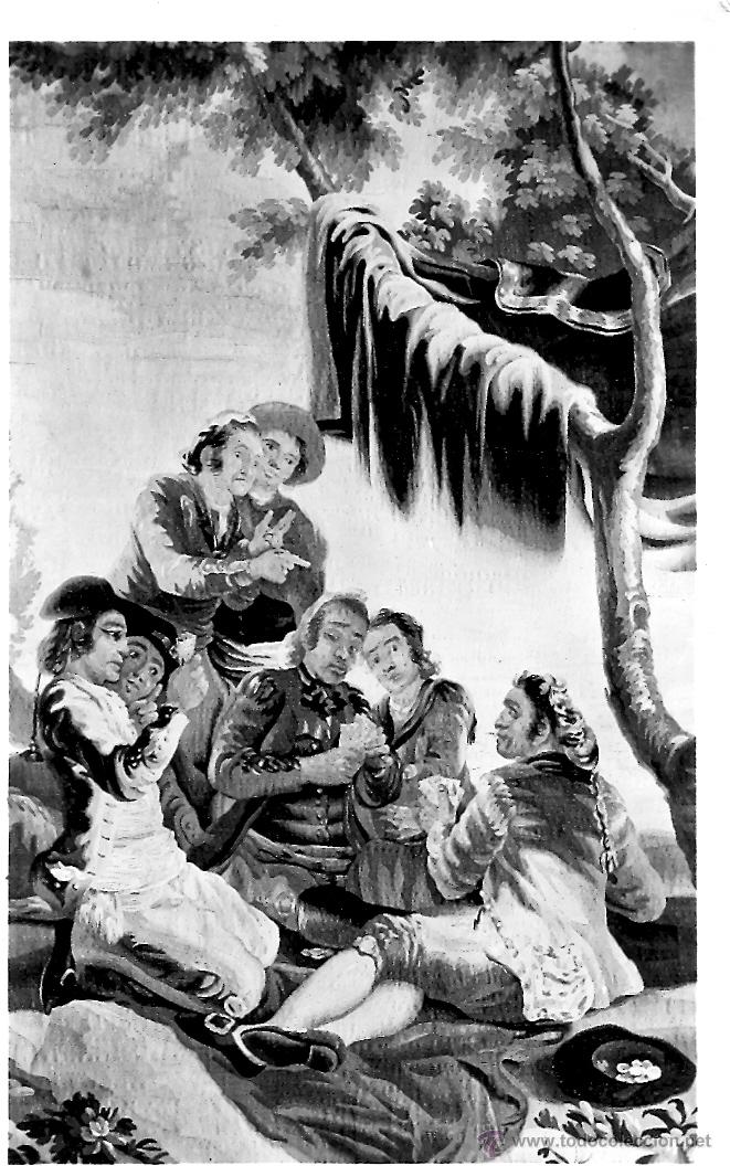 Cartoline: SAN LORENZO DEL ESCORIAL - JUGADORES DE NAIPES (TAPIZ-GOYA)