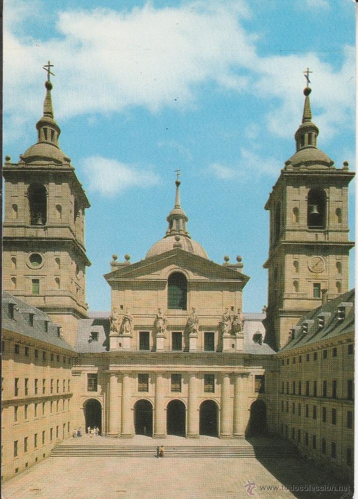 Cartes Postales: N&ordm; 24133 POSTAL EL ESCORIAL MONASTEIO . PATIO DE LOS REYES
